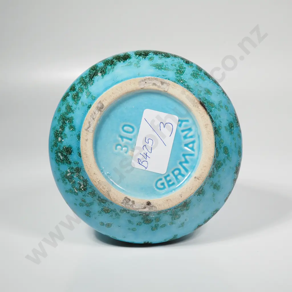 Vintage West German Fat Lava Pottery Vase - Dumler & Breiden Image 1++