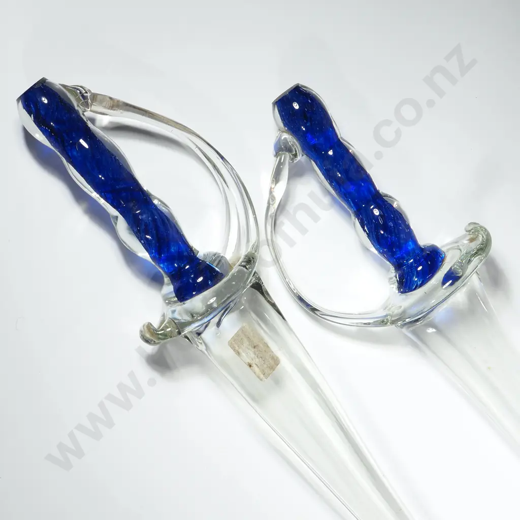 Murano Glass Swords Pair AF Image 1++