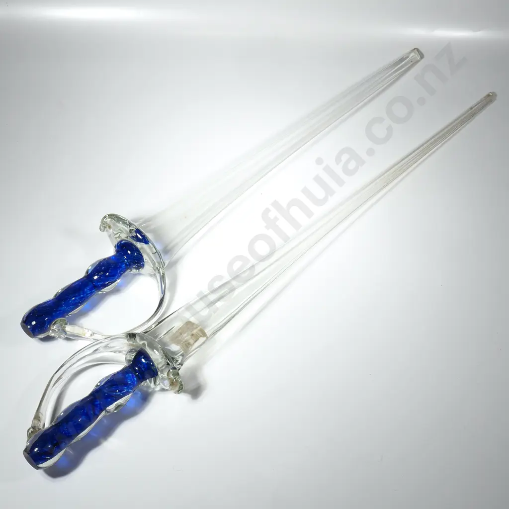 Murano Glass Swords Pair AF Image 1++