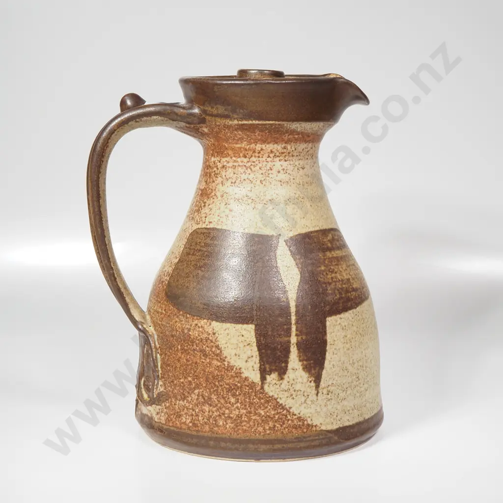 George Owen Jones ( British 1916 - 1997 ) Studio Pottery Jug Image 1++