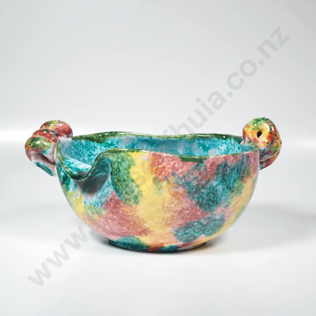 Vintage Italian Pottery Bowl Image 1++