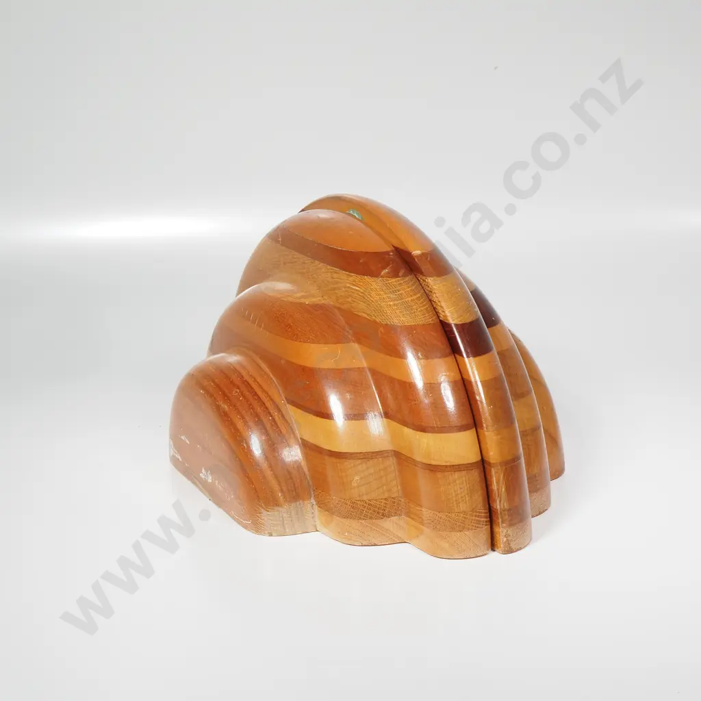 Mid Century Modern Set of Soveriegn Woodware Native Timber Bookends, by Sovereign Woodworkers Ltd in Whangarei Image 1++