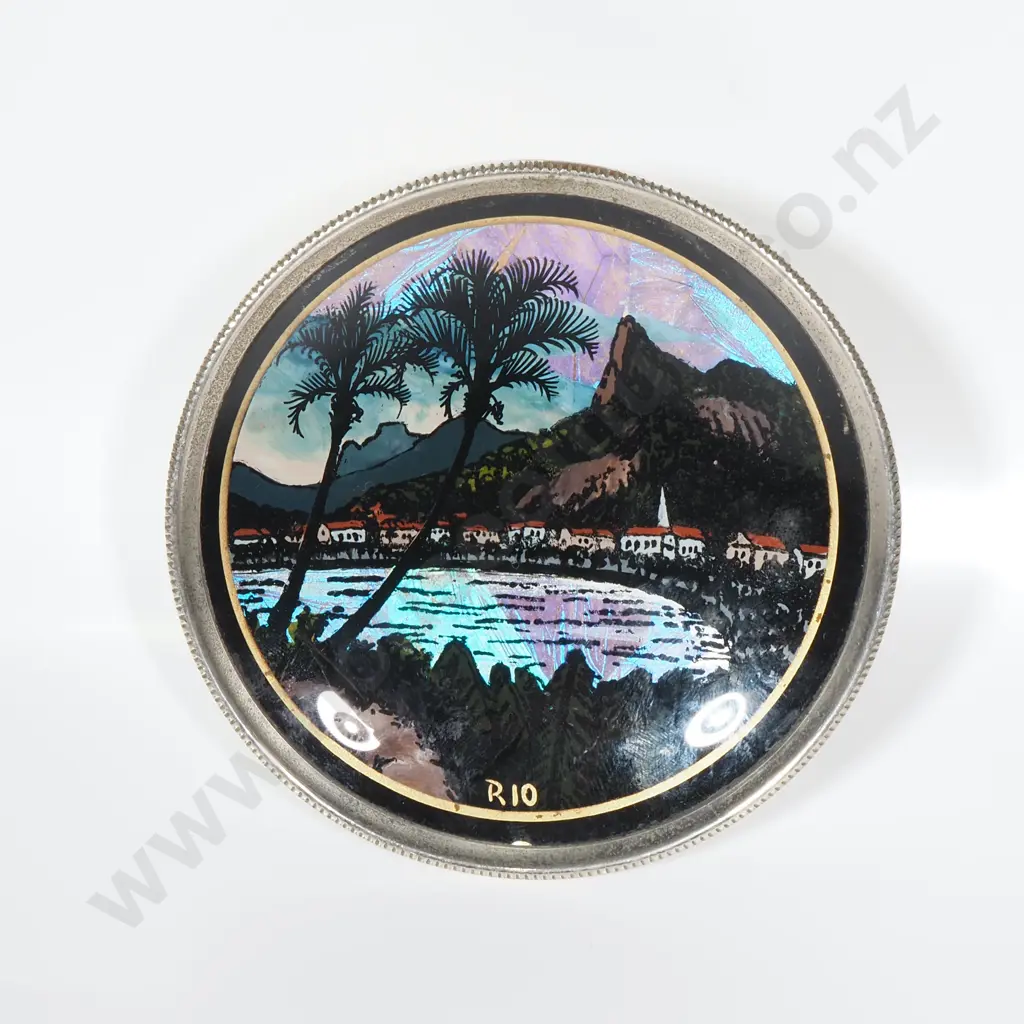 Butterfly Wing Dish. Souvenir Of Rio Image 1++