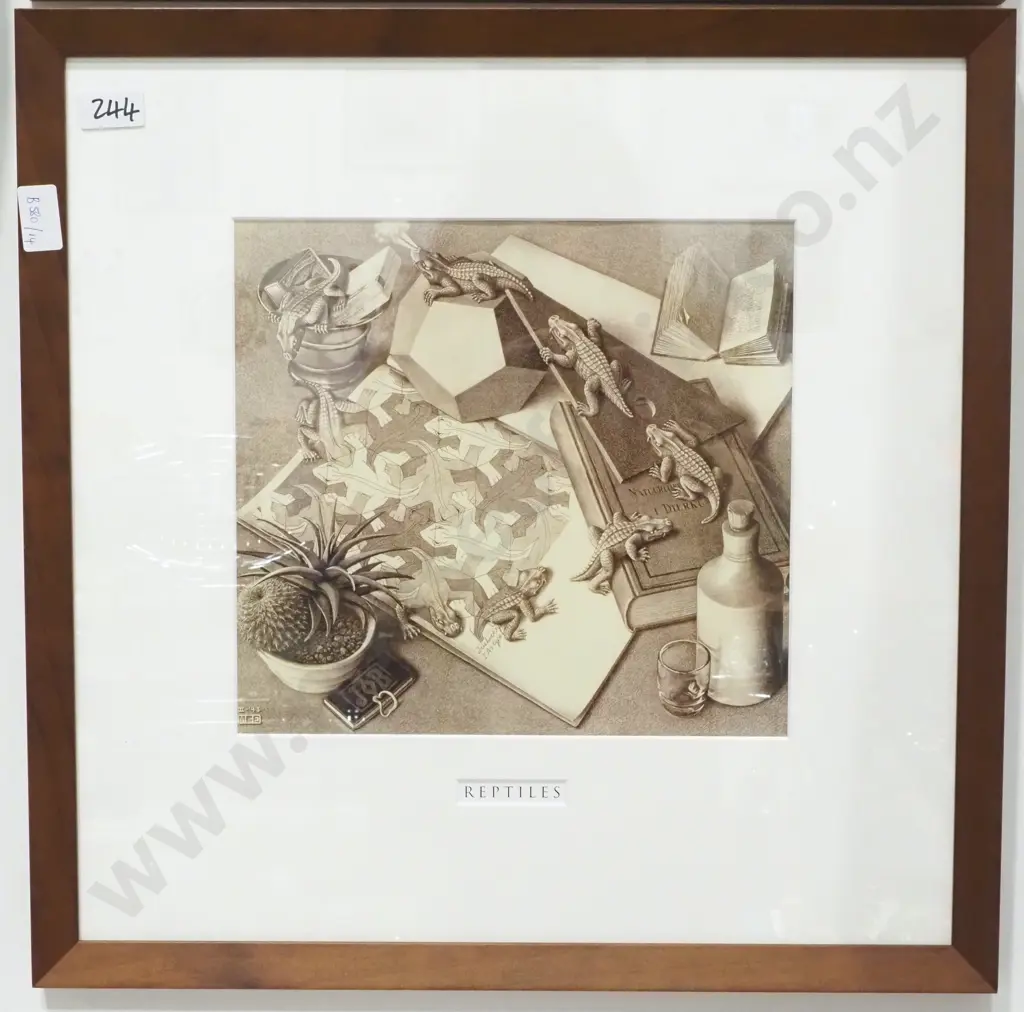 M C Escher - Reptiles, Art Print Image 1++