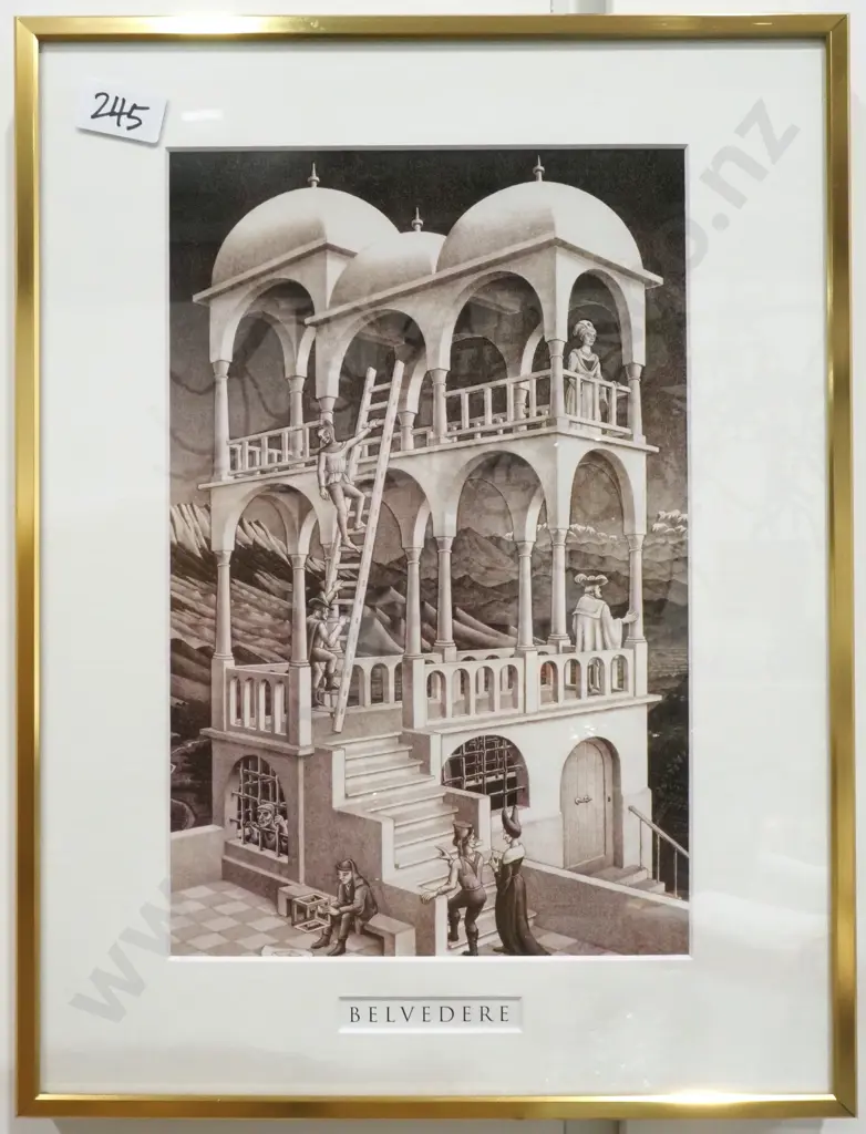 M C Escher - Belvedere, Art Print Image 1++