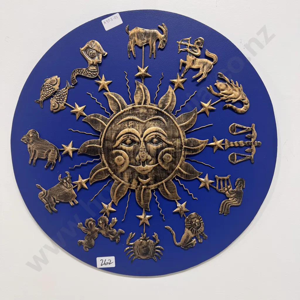 Zodiac Calendar In Clock Format. Image 1++