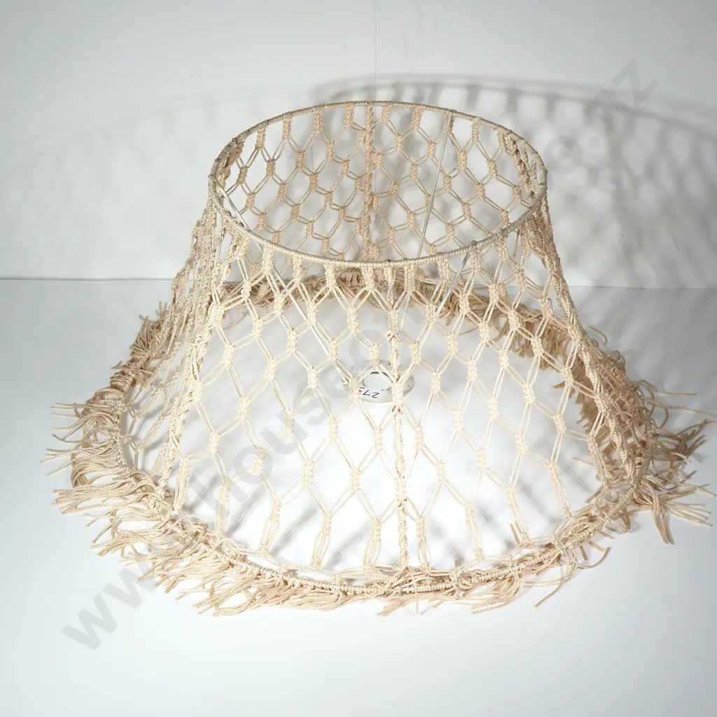 Macrame Standard Lamp Shade Image 1++