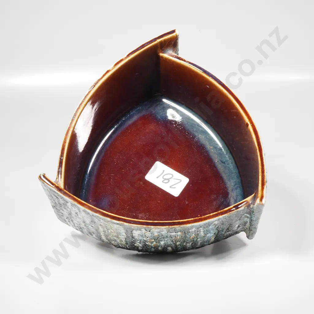 Mid Century Japanese Yamasan Ikebana Pot Image 1++