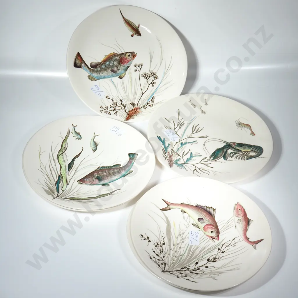 Vintage Johnson Bros Fish Series Oblong Plates x  6 ( 1 a/f) Image 1++
