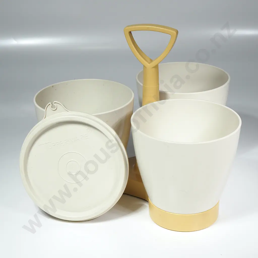 Vintage Tupperware #758 Condiment Caddy Image 1++