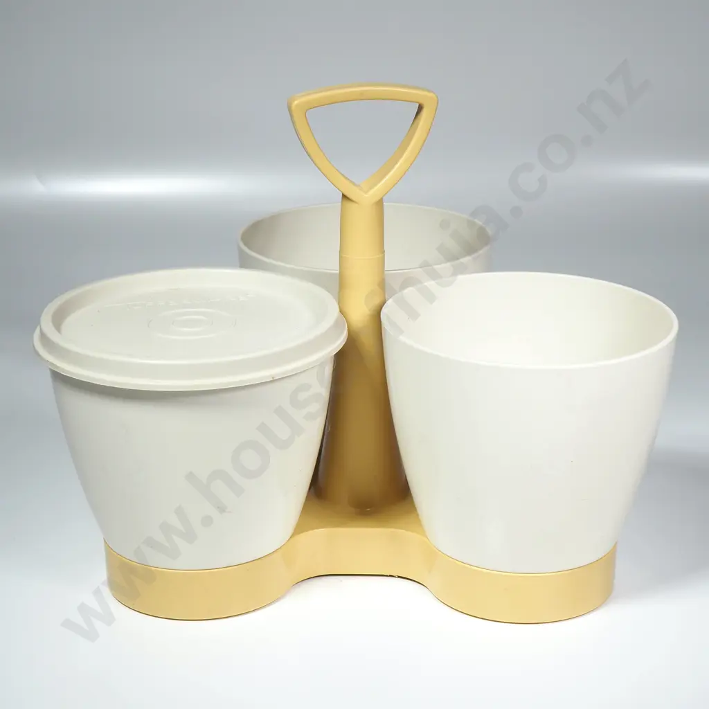 Vintage Tupperware #758 Condiment Caddy Image 1++