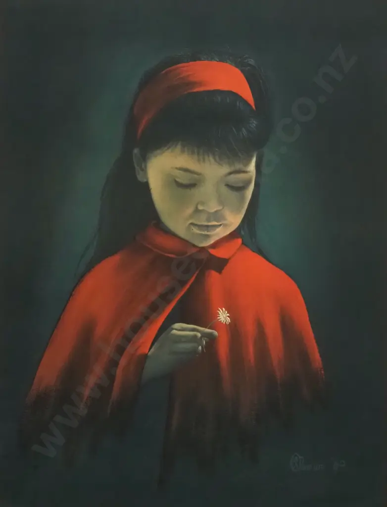 Stephen Pearson -  'Daisy Girl', Mid Century Print - Circa 1970s Image 1++