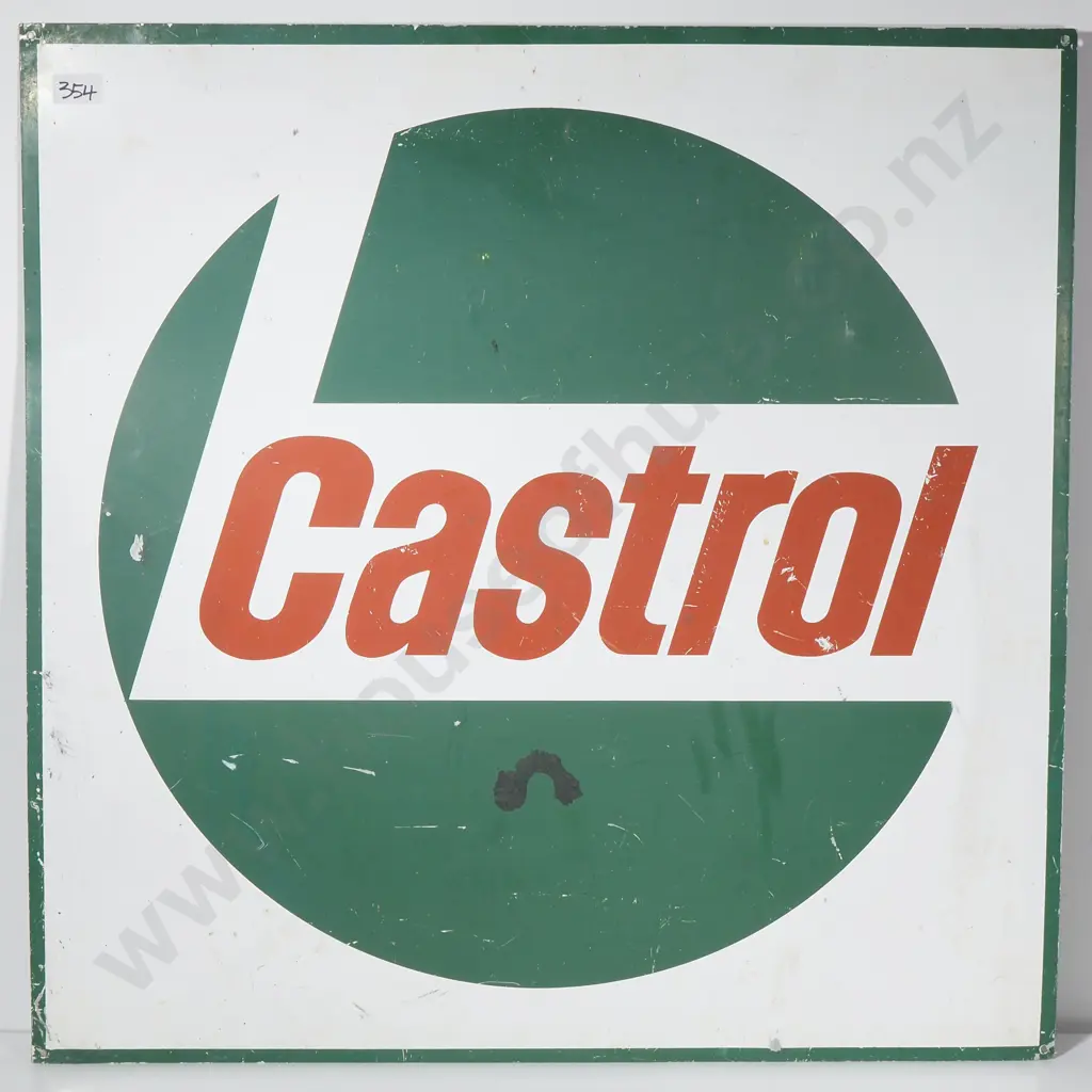Vintage Metal Castrol Sign Image 1++