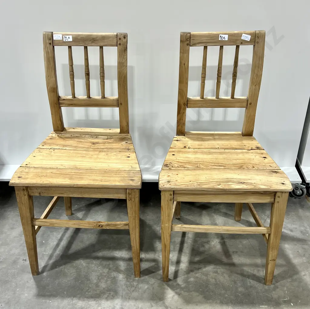 A Pair of Antique 19th Century Bohemian Chairs Image 1++