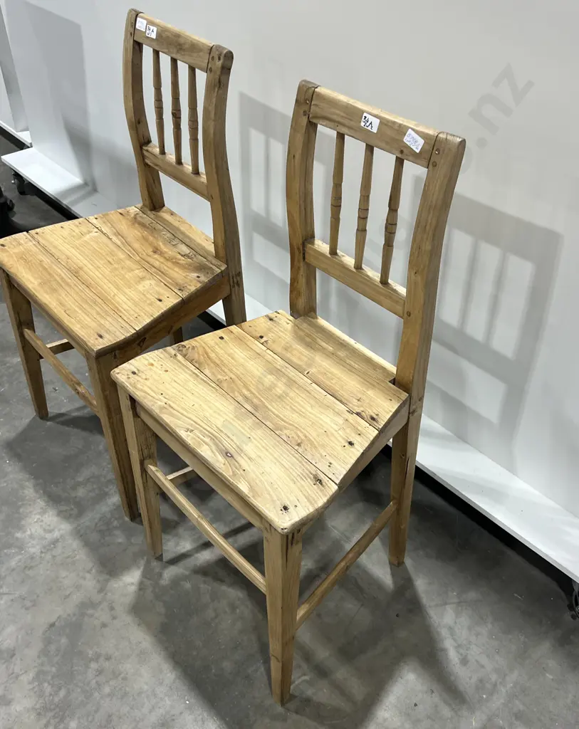 A Pair of Antique 19th Century Bohemian Chairs Image 1++
