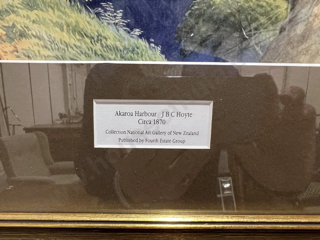 JBC Hoyte, Akaroa Harbour, Print Image 1++