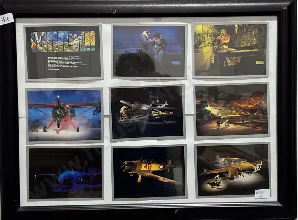 Framed Postcards From A Airforce Museum Image 1++