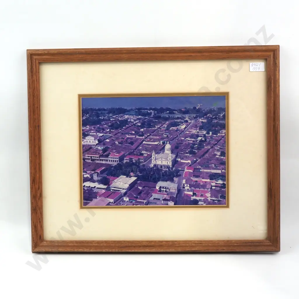 Artist Unknown - Prominent Church Town Square, Photograph Image 1++