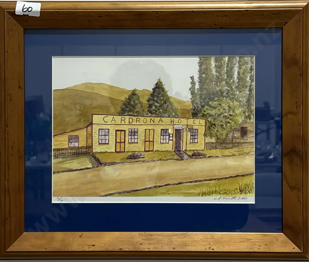 W Murcott - Cadrona Hotel, Signed Print Image 1++