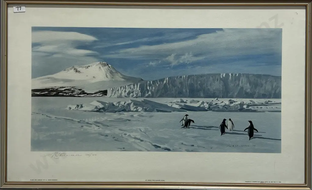 Keith Shackleton - 'Mt Erebus From McMurdo Sound', LE 134/750 Image 1++