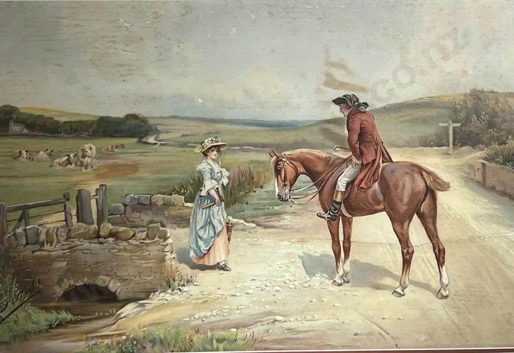 J.S.Sanderson - 'To, My Pretty Maid', Antique Pears Print Image 1++