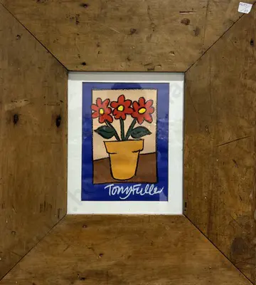 Tony Fuller - 'Floral Still Life', Acrylic on Paper Image 1++
