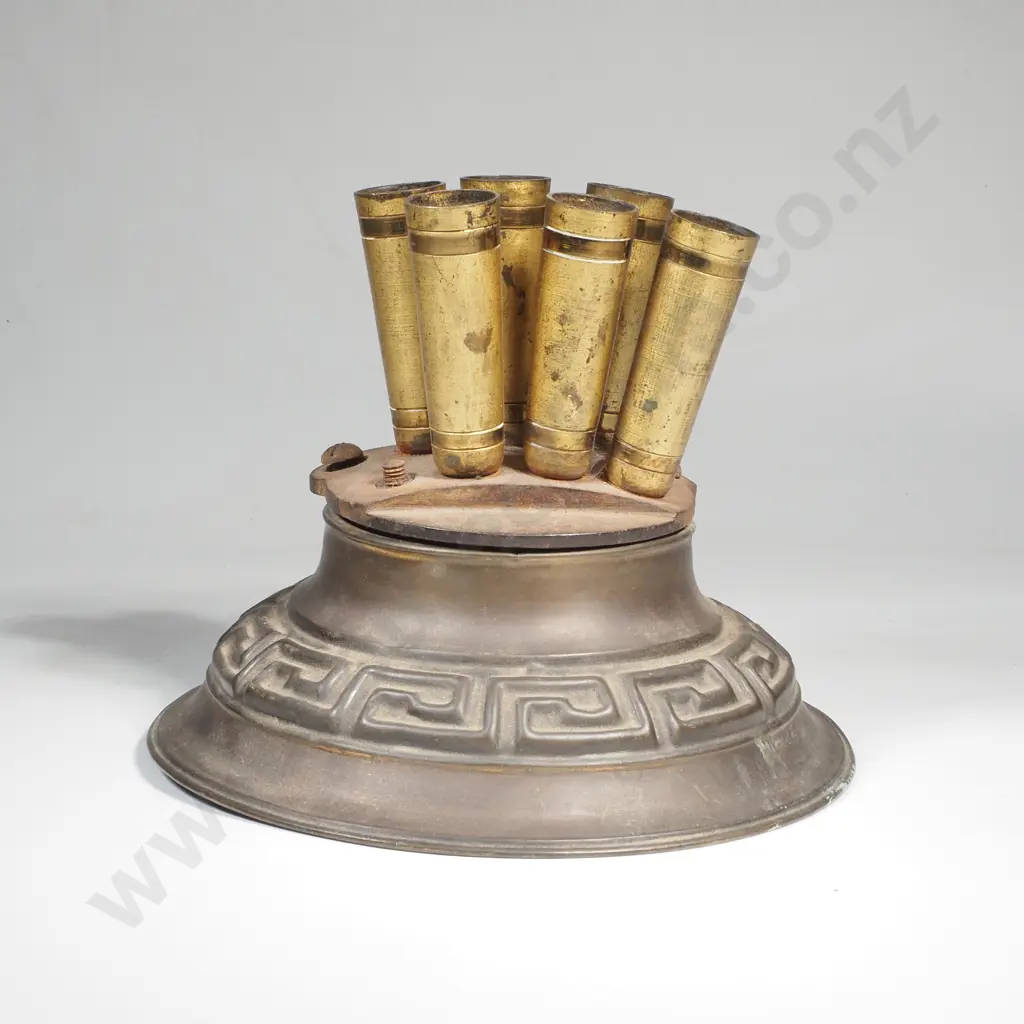 Weighted Brass Candlestick/Flower Holder Image 1++
