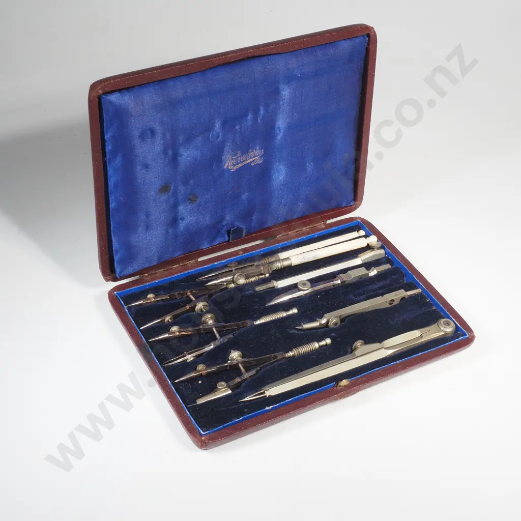 Antique Cartographers Instrument Set - Reeves & Sons Ltd, Circa 1915 Image 1++