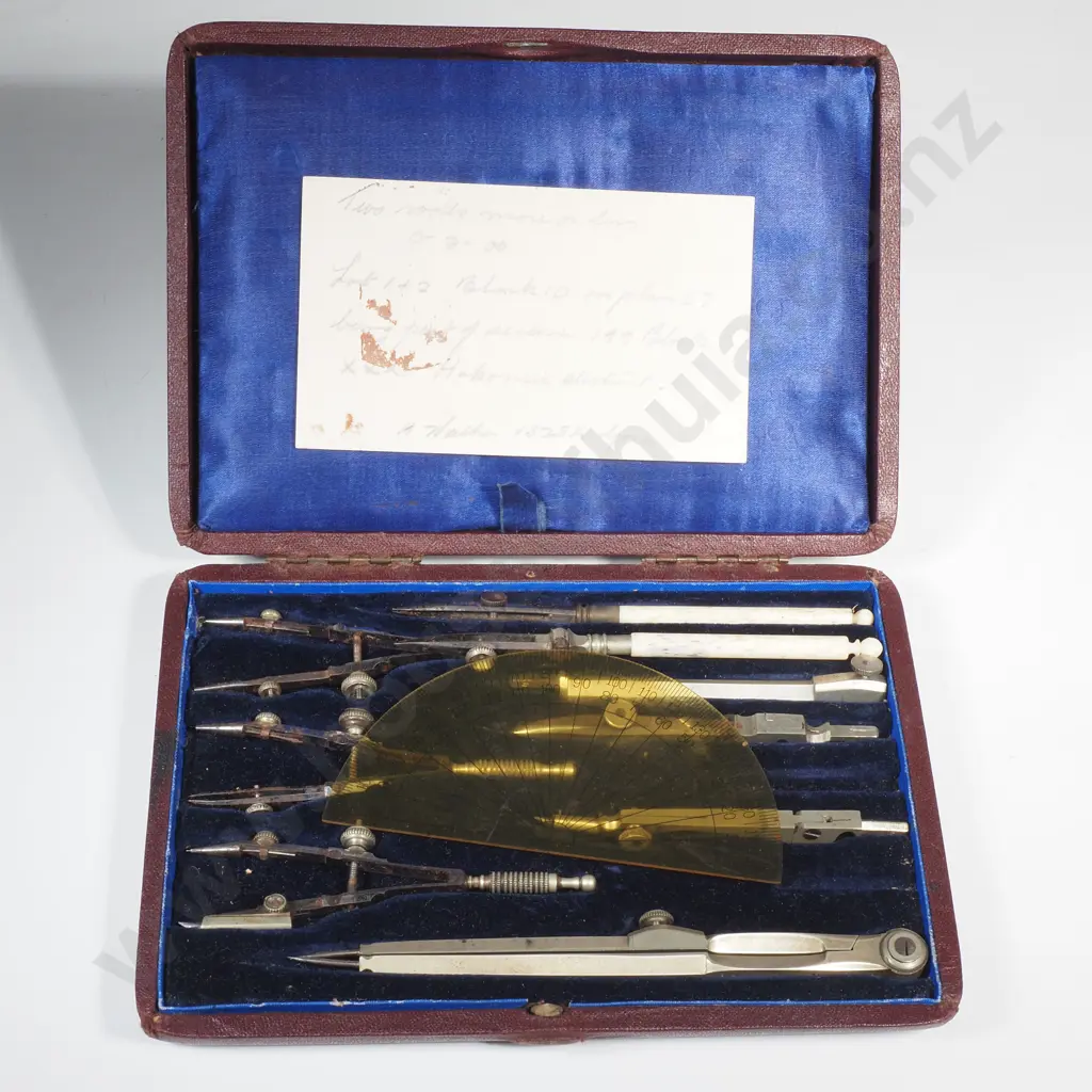 Antique Cartographers Instrument Set - Reeves & Sons Ltd, Circa 1915 Image 1++
