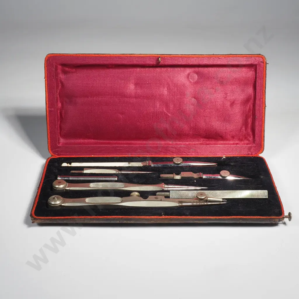 Vintage Cased Draftsman Tool Set  Image 1++