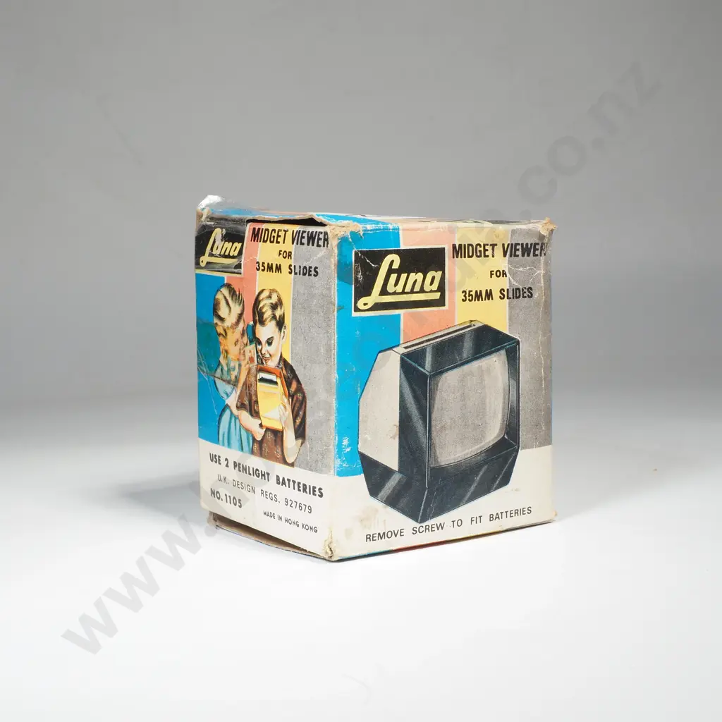 Luna Midget Viewer for 35mm Slides w Box Image 1++