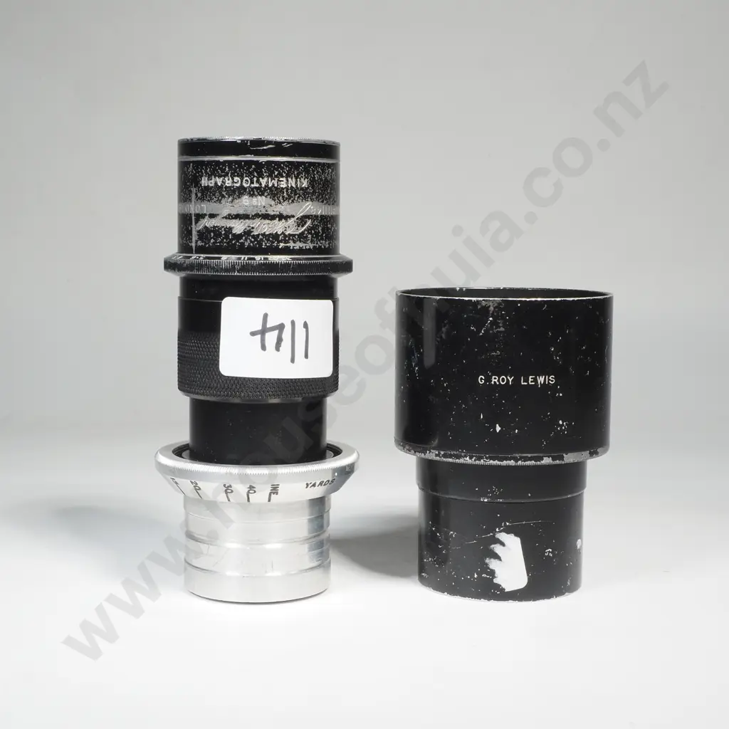 Vintage Dallmeyer Kinematograph Lens no 9 w Lens Adapter Image 1++