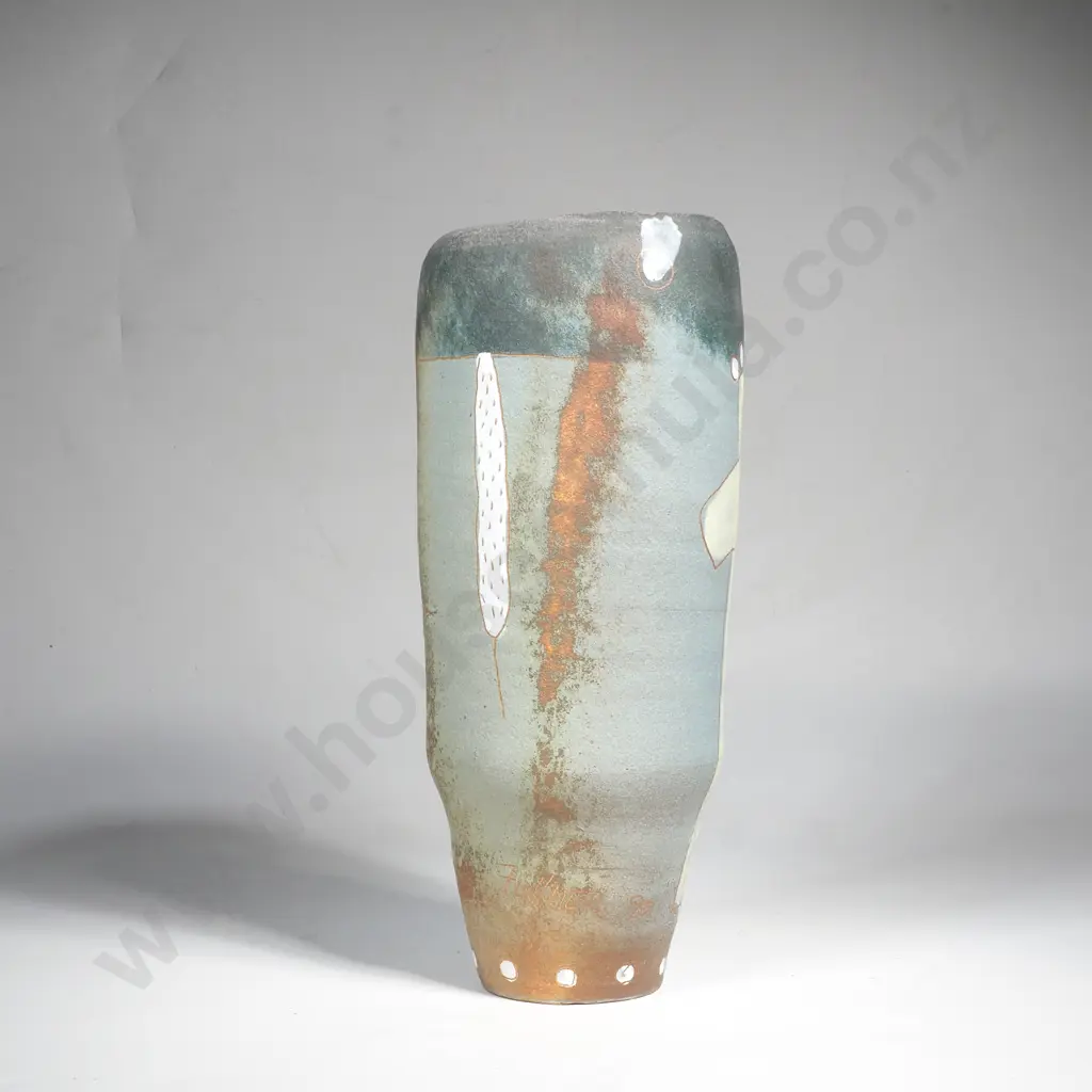 Steve Fullmer NZ - Studio Pottery Vase A/F Image 1++