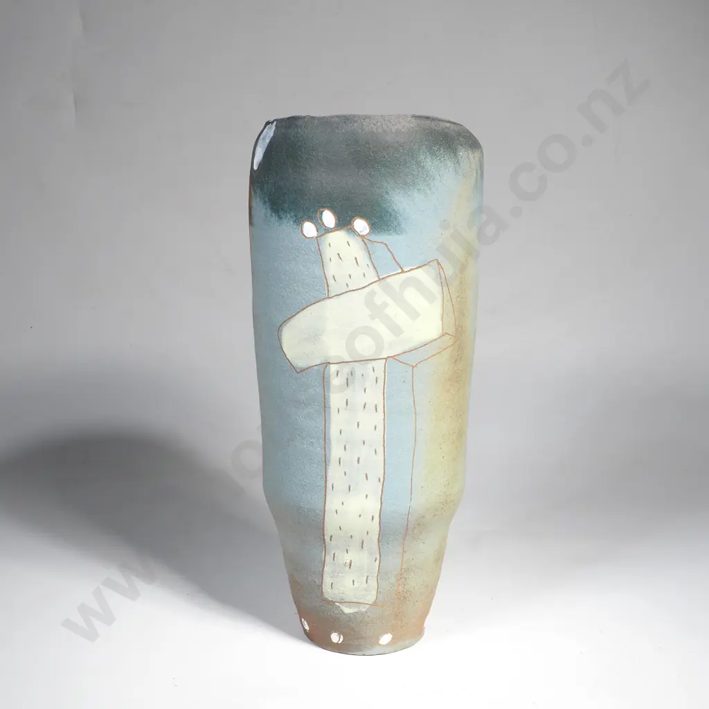 Steve Fullmer NZ - Studio Pottery Vase A/F Image 1++