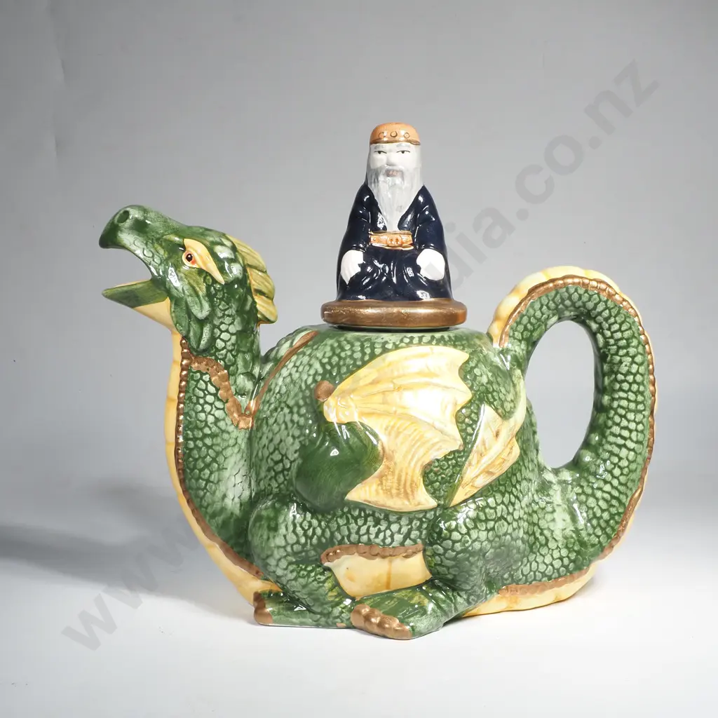 Novelty Pottery Dragon Teapot Image 1++