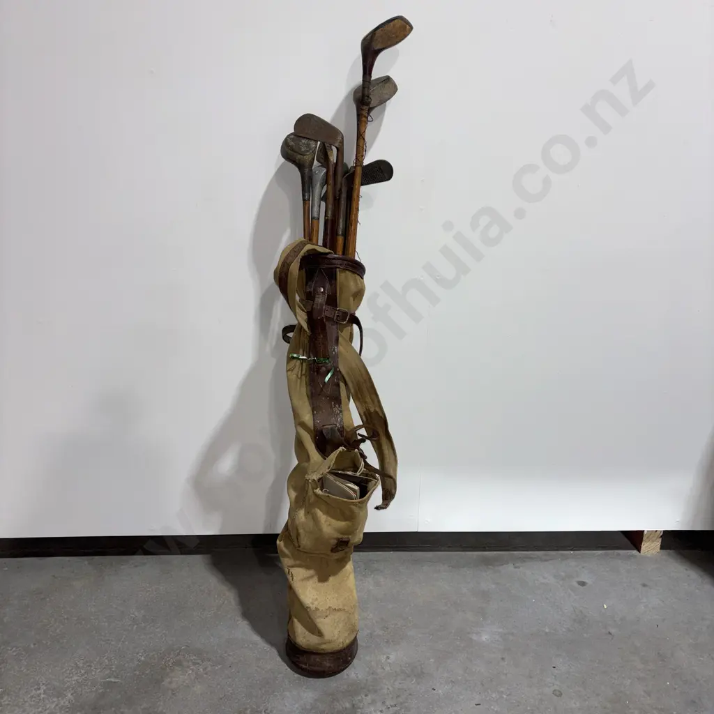 Antique Hickory Golf Club Set Image 1++