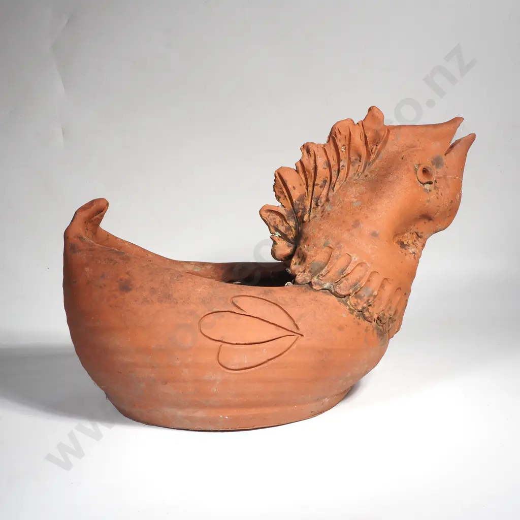 Hand made Terracotta Clay Planter in Bird Form Image 1++