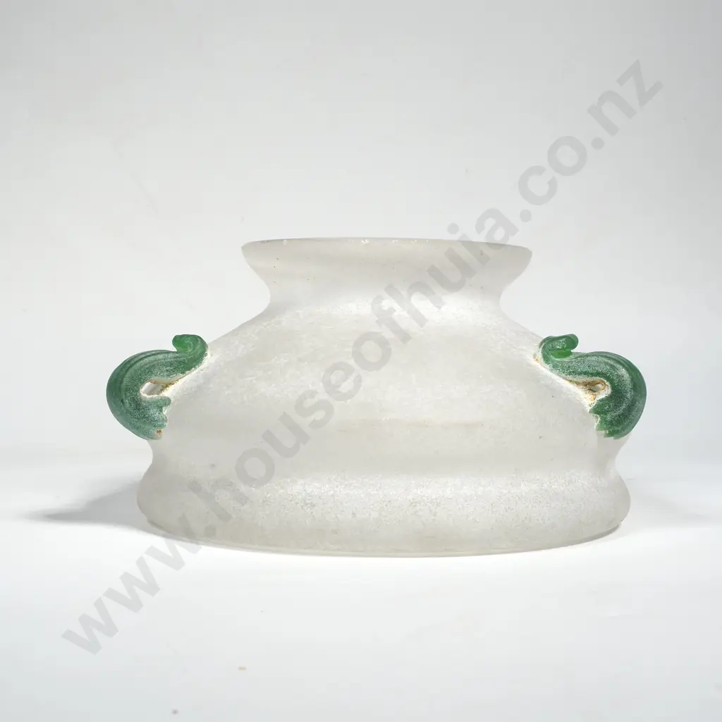 Vintage Italian Murano Glass Scavo Technique Bowl A/F Image 1++