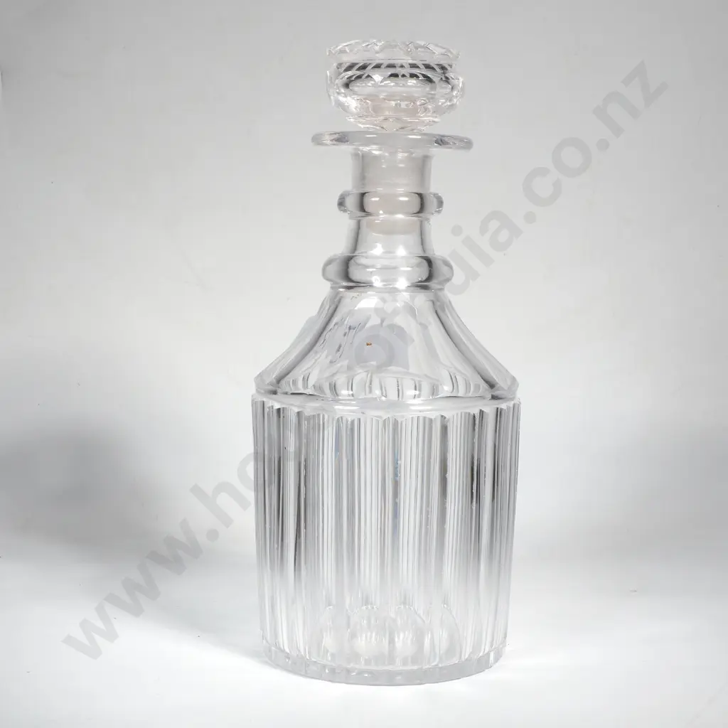 Antique Regency Cut Glass Small Decanter - Circa 1835 Image 1++