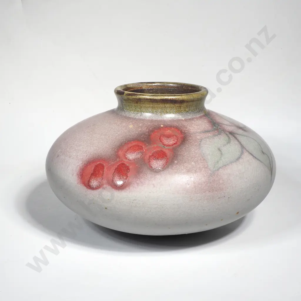 NZ Pottery Neil Grant Attrib - Stoneware  Vase Image 1++