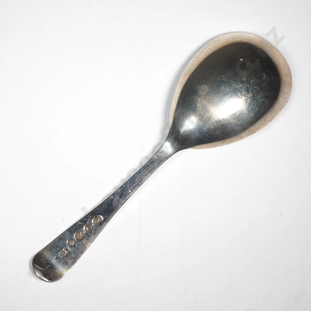 Georgian Sterling Silver Tea Caddy Spoon Image 1++