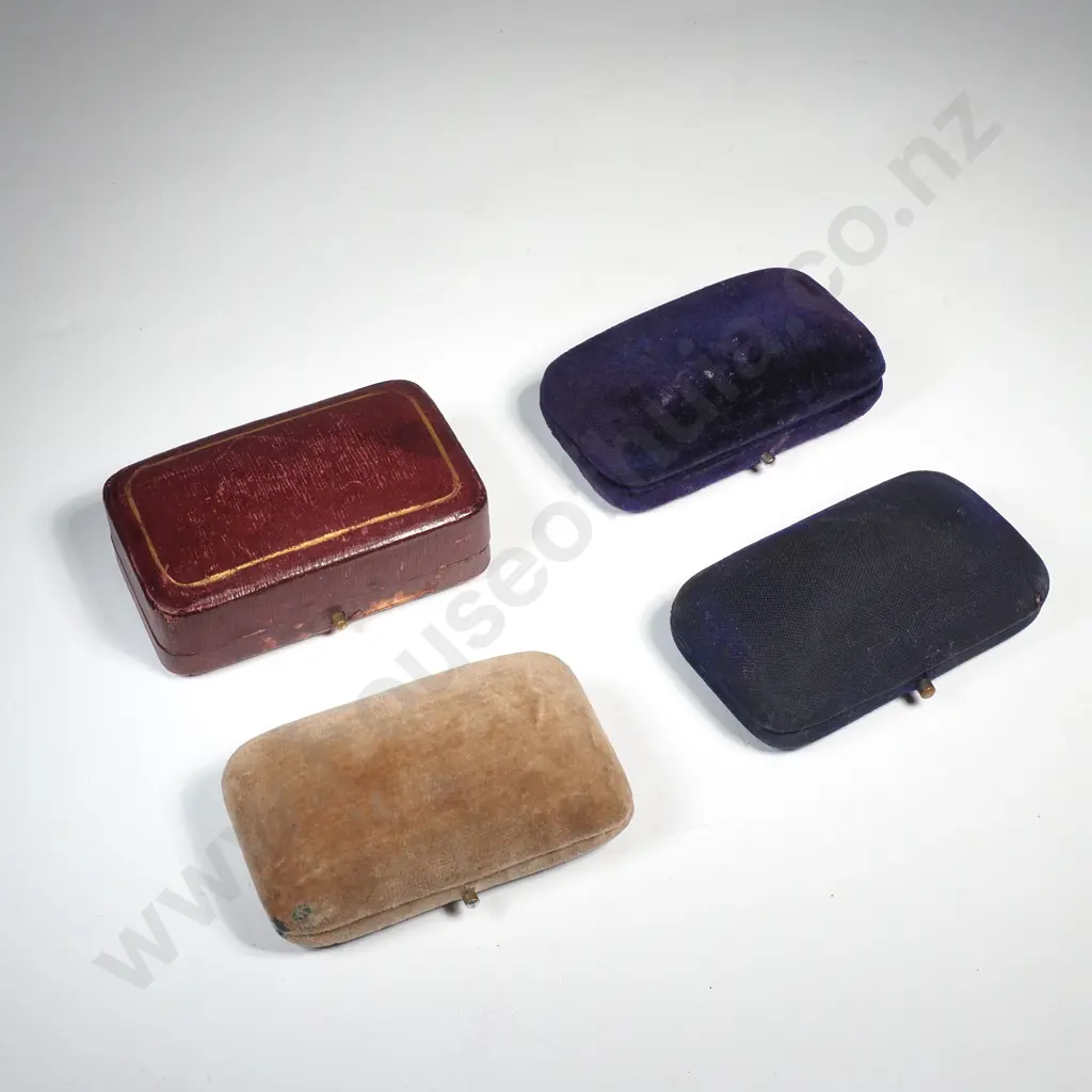 Four Vintage Jewellery Boxes, All From New Zealand Retailers Image 1++