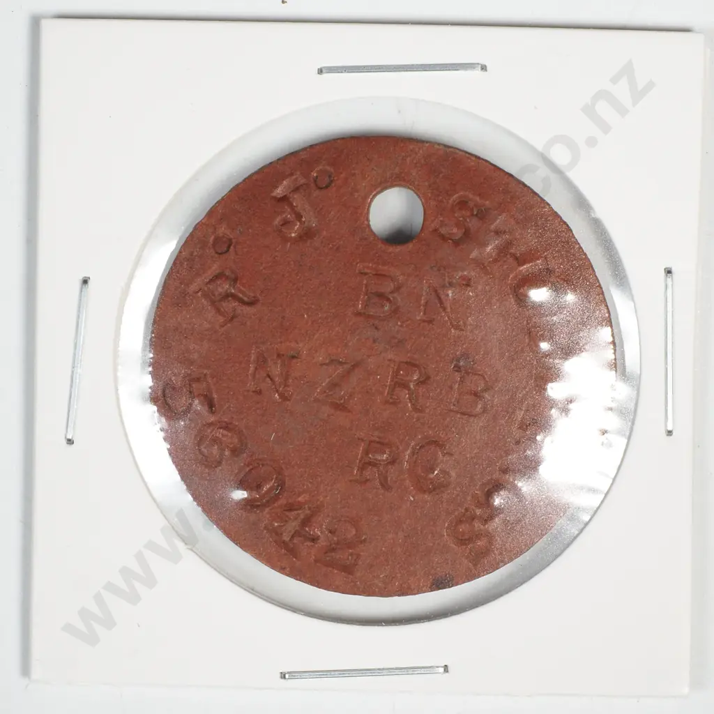 WW1 NZRB 'Dog Tag' Image 1++