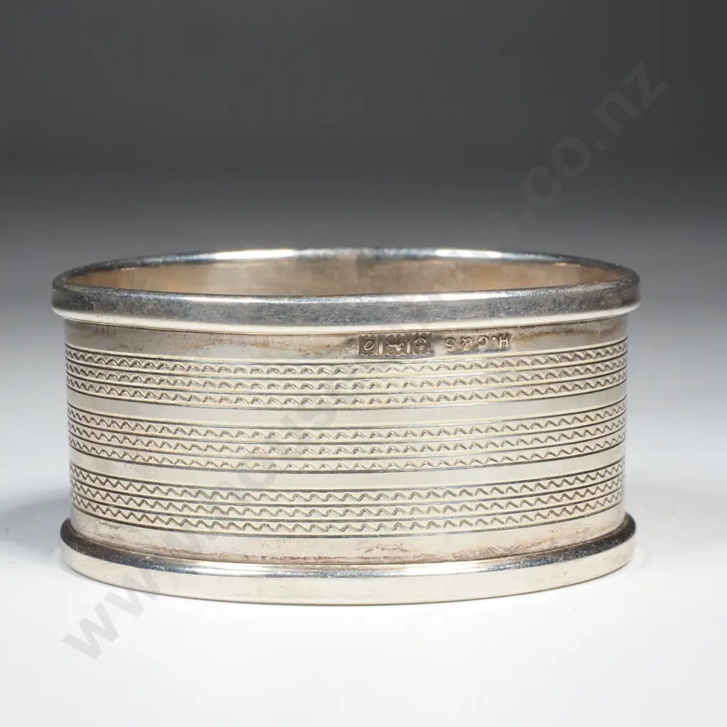 Sterling Silver Napkin Ring - 15 grams Image 1++