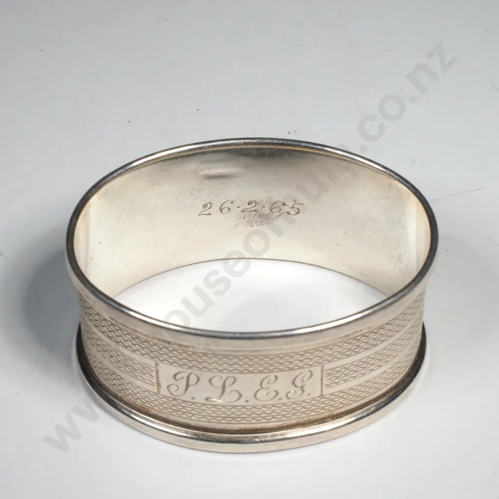 Sterling Silver Napkin Ring - 15 grams Image 1++