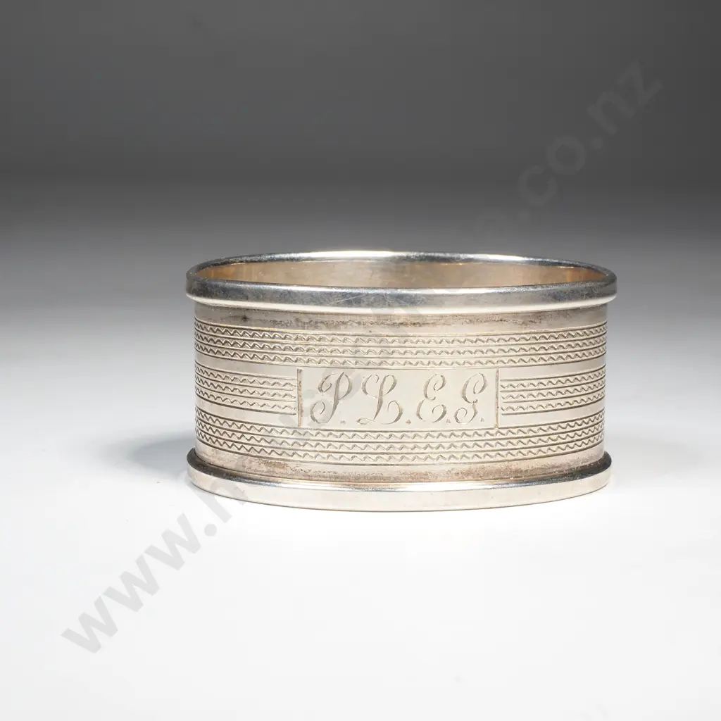 Sterling Silver Napkin Ring - 15 grams Image 1++