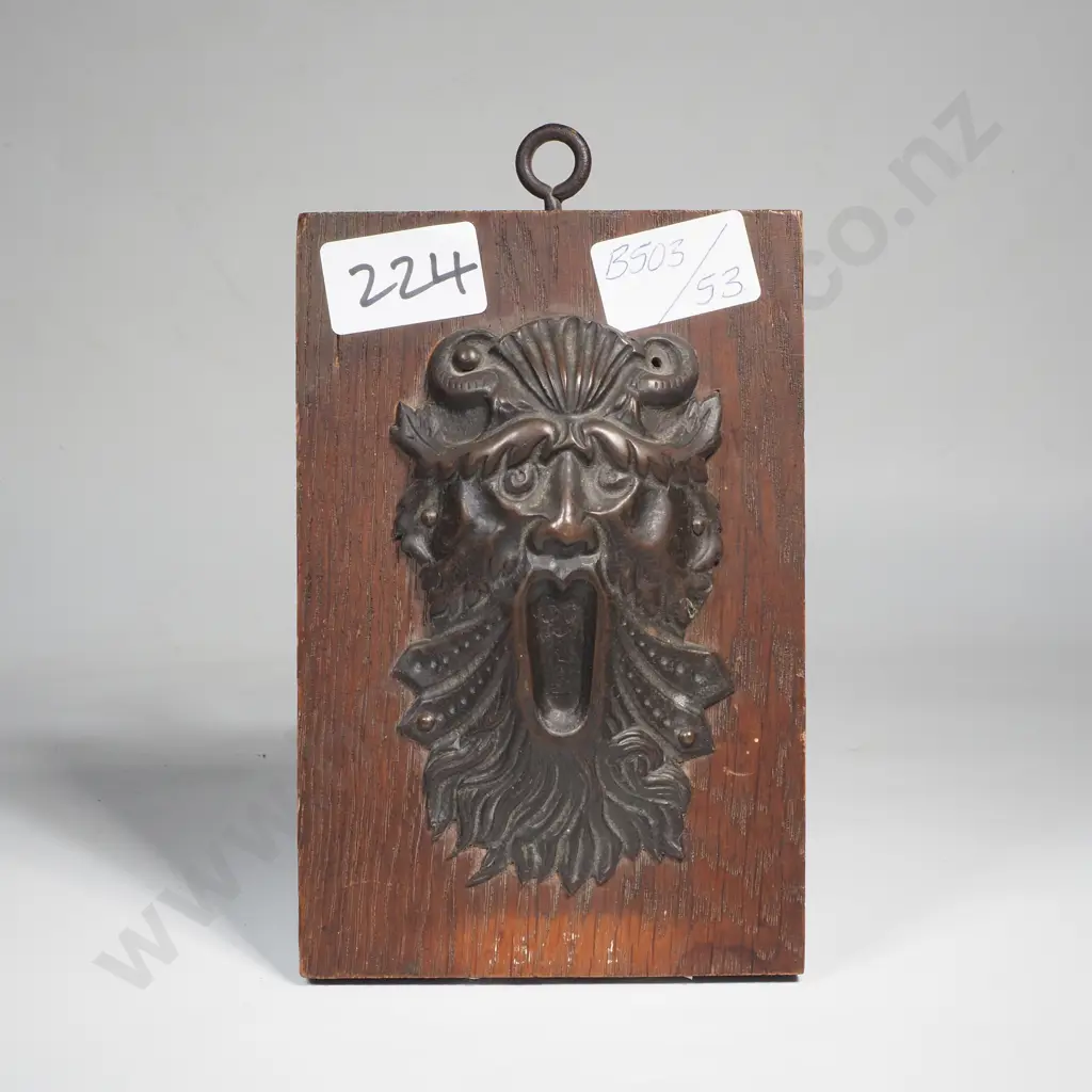Old Italian Bologna Key Hole Door Escutcheon on Board Image 1++