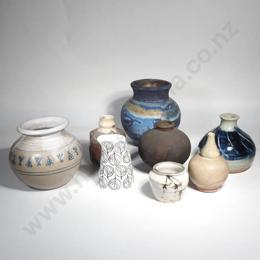 Assorted NZ Studio Pottery - David Huffman, Adrian Cotter etc Image 1++