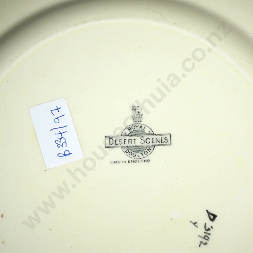 Royal Doulton Egyptian Scene Plate Image 1++
