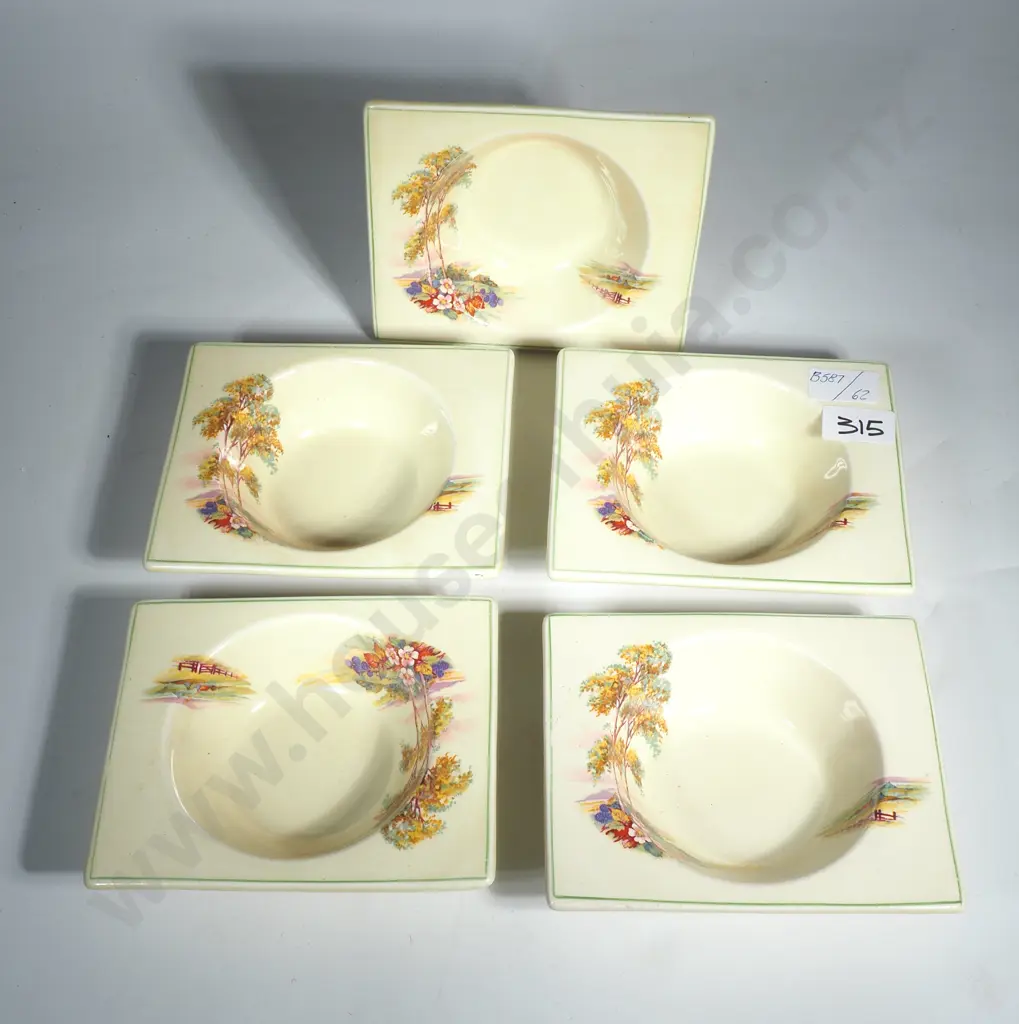 5 x Royal Staffordshire ' The Biarritz' Sweet Bowls Image 1++